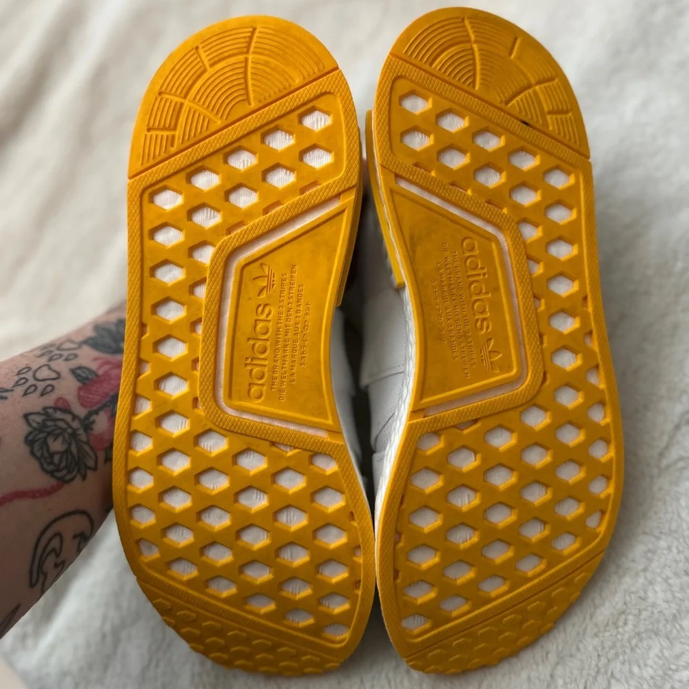 Adidas NMD_R1 Strap White Collegiate Gold - Picture 3 of 6